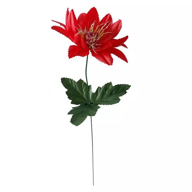 Искусственный георгин 44см 281-544 фото 2