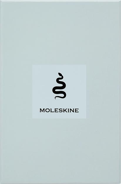Блокнот Moleskine LIMITED EDITION YEAR OF THЕ SNAKE LECNYSNKVEGMBOX 130х210мм 176стр. линейка подар.кор. мятный Mamba фото 4