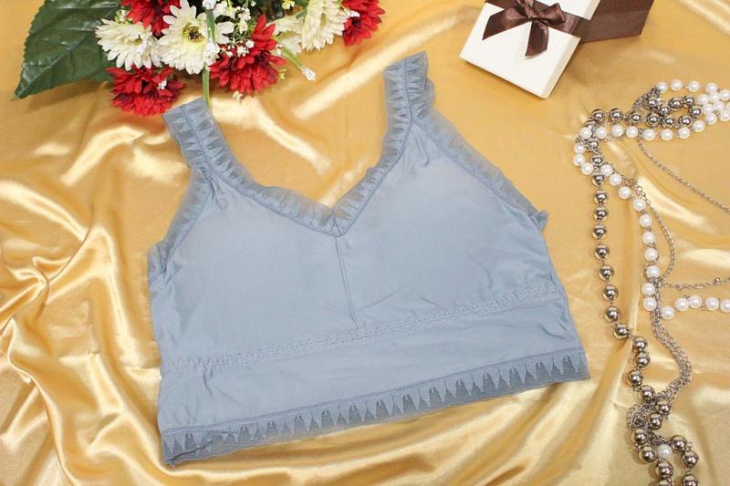 Топ-бюстгальтер № 2 (75-80) Арт. 2931 с поролоновой вставкой (модельный) (к.11375) фото 1