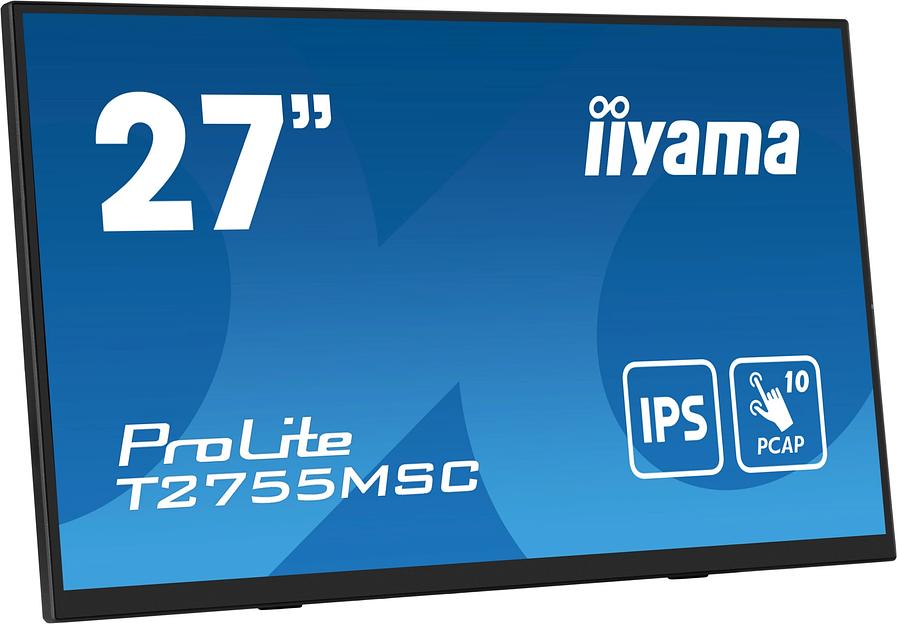 Монитор Iiyama 27" ProLite T2755MSC-B1 черный IPS LED 5ms 16:9 HDMI M/M матовая 1000:1 400cd 178гр/178гр 1920x1080 60Hz DP FHD USB Touch 5.8кг фото 4