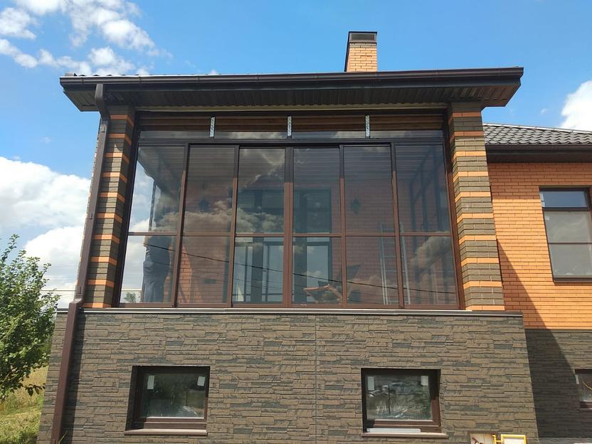 Алюминиевое остекление балконов и лоджий с установкой «под ключ» Ростовская область фото 3