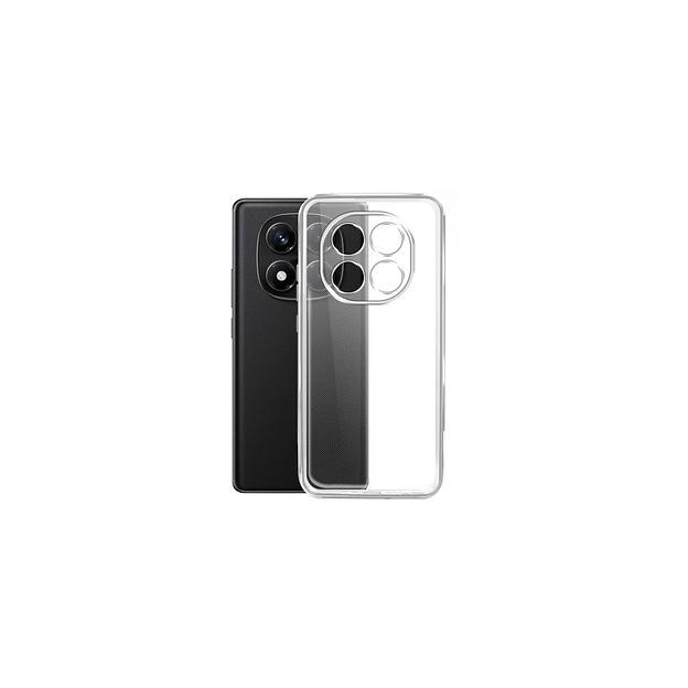 Чехол (клип-кейс) BORASCO Silicone Case, для Xiaomi Redmi Note 14 Pro + 5G, прозрачный [74723] фото 1
