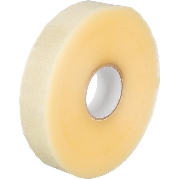 Клейкая лента для машинной упаковки прозрачная 48 мм 47 мкм 900 м, опт фото 1