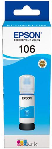 Картридж струйный Epson 106C C13T00R240 голубой (1900стр.) (70мл) для Epson L7160/7180 фото 2
