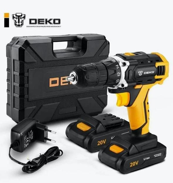 Дрель шуруповёрт «DEKO 20v» ОПТ фото 2