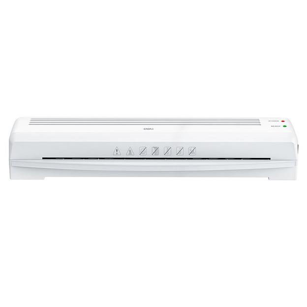 Ламинатор Deli E14379 белый A3 (80-125мкм) 32см/мин хол.лам. лам.фото реверс фото 1