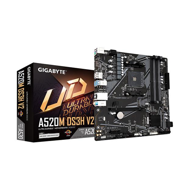 Материнская плата  Gigabyte  A520M DS3H V2 (4719331854690) фото 1
