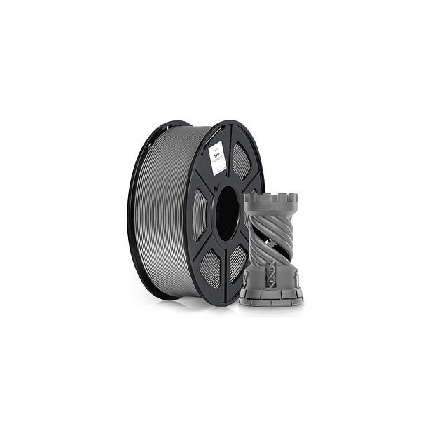 Пластик Cactus CS-3D-TPU-0.8KG-GREY TPU/ 1.75мм/ 0.8кг/ 336м/ серый фото 1