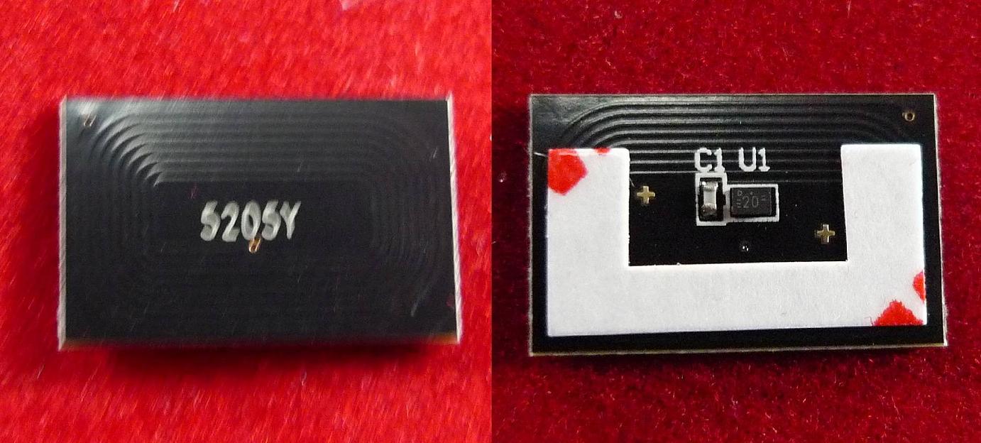 Чип для Kyocera TASKalfa 356ci (TK-5205Y) Yellow, 12K ELP Imaging® фото 1