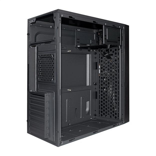 Корпус Miditower ExeGate AA-440-AA400 (ATX, AA400 8 см, 2*USB, аудио, черный) фото 2