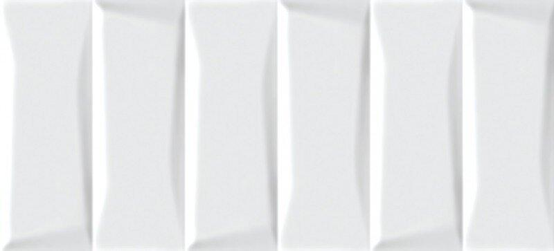 Плитка керамическая CERSANIT Evolution 440x200 рельеф кирпичи белый 15256 (EVG053) цена за м2 фото 1