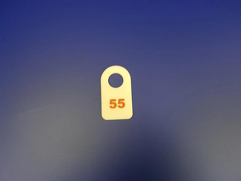 Номерки гардеробные , нанесение- пленка. фото 5