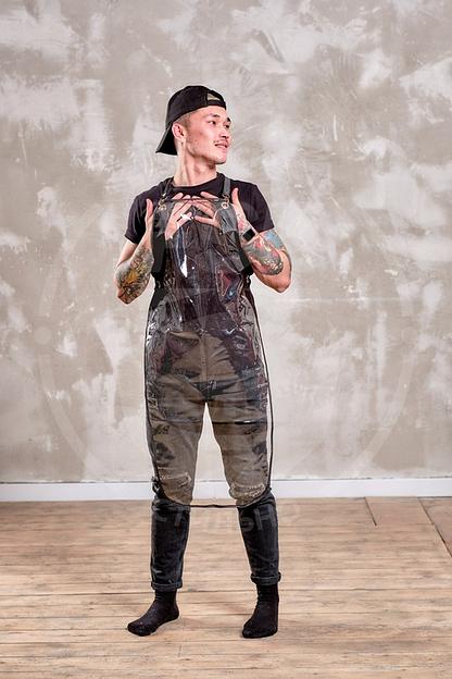 Фартук черный ПВХ опт фото 1