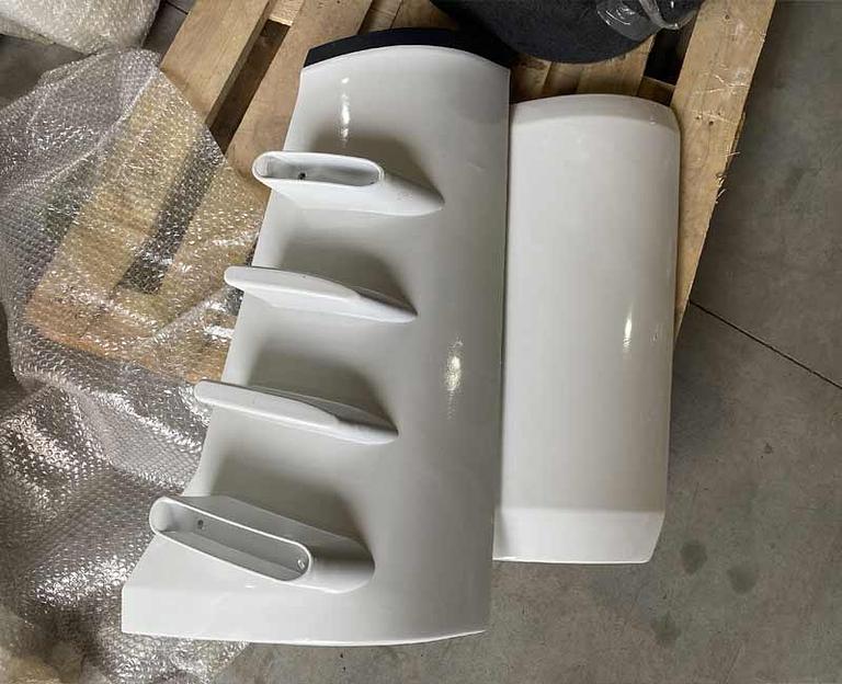 Обтекатель кабины правый внутренний+наружний белый Х3000 DZ14251110063-0064 фото 1