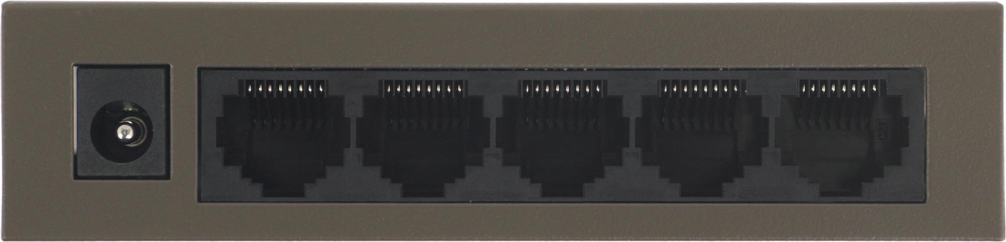 IP-COM F1005 Коммутатор неуправляемый, 5 портов, 5x100 Мбит/с, настольный фото 4