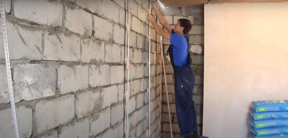 Маячок пенополистирольный ПСБ-С для штукатурных работ 2000×35×55 мм ОПТ фото 2