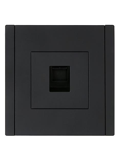 FORTE&PIANO Розетка компьютерная RJ45 кат.5E FP132 черный IEK фото 2