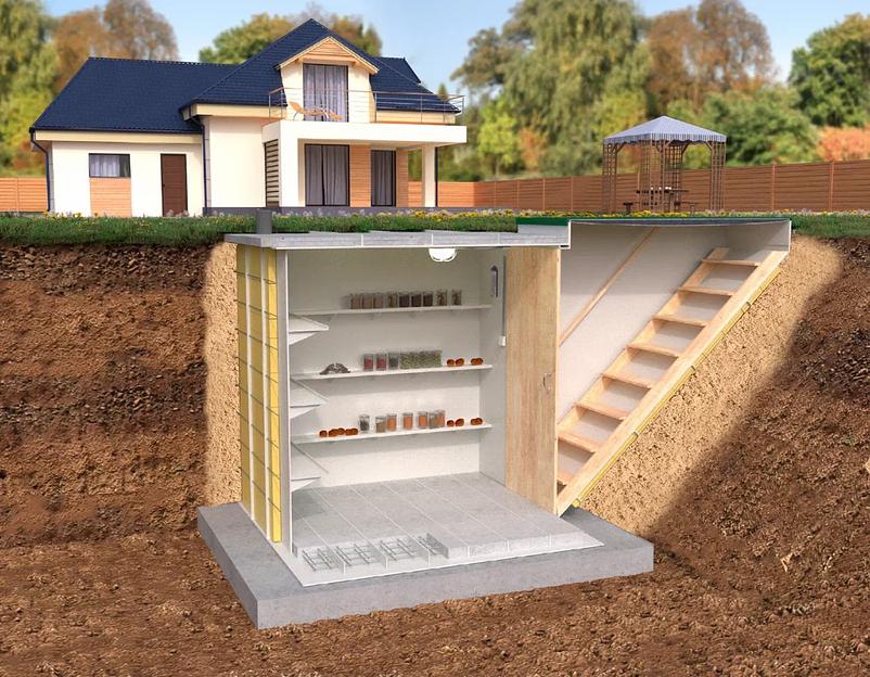 Пластиковый погреб Экосети БВ1 с одной боковой дверью фото 4