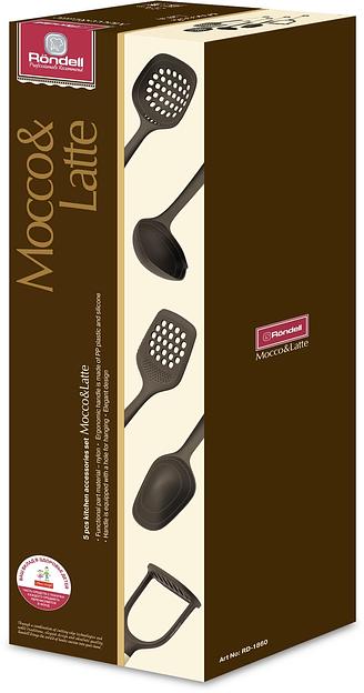 Набор из 5 кухонных аксессуаров Mocco&Latte Rondell RD-1860 фото 6