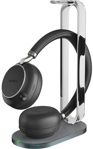 Гарнитура беспроводная Yealink BH76 with Charging Stand UC Black USB-A фото 5