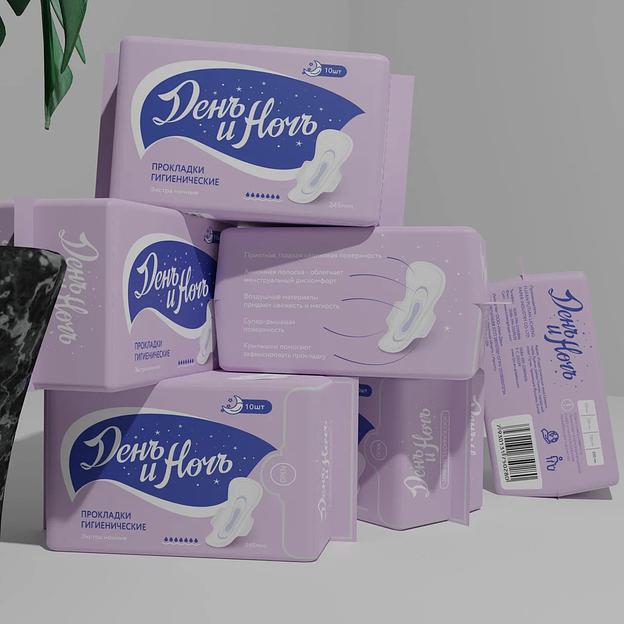 Прокладки женские гигиенические «ДЕНЪиНОЧЪ» ночные экстра 10 шт фото 1