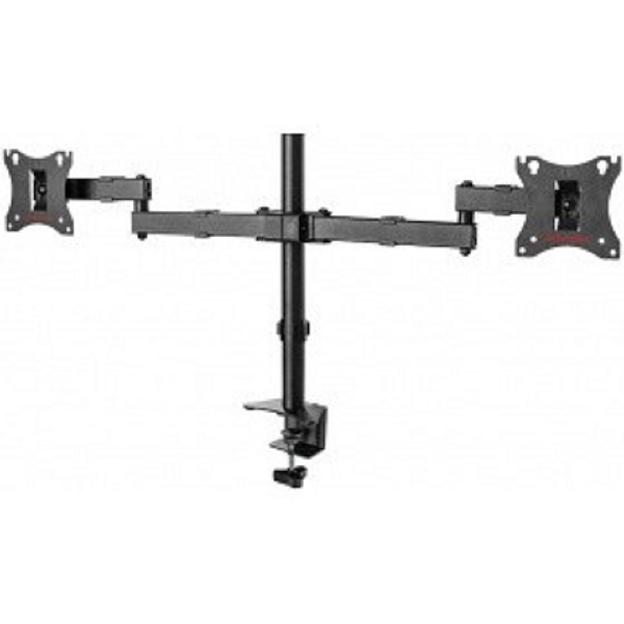 Arm Media LCD-T04 черный 15"-28" макс.14кг настольный поворот и наклон верт.перемещ. фото 1