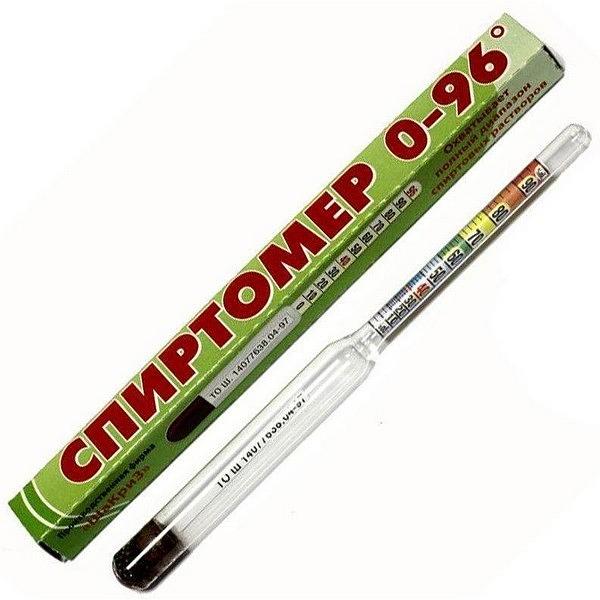 Ареометр для спирта от 0-96 градусов /1/100/2000/ фото 1