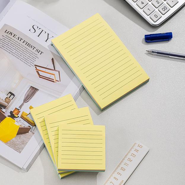 Блок самоклеящийся бумажный Deli Stick UP EA045 76x76мм 100лист. желтый фото 2