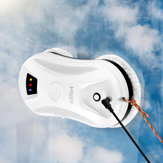 Мойщик окон Kitfort КТ-5181 пит.:от сети белый/черный фото 2