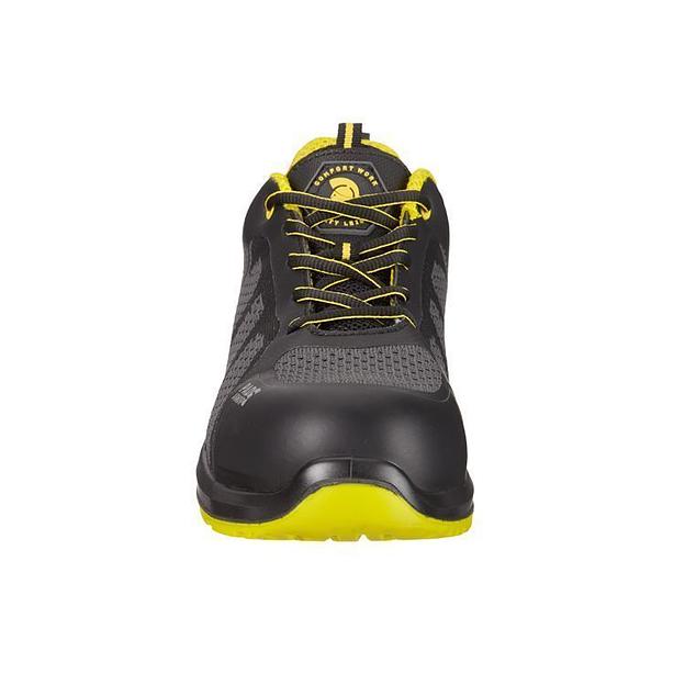 Полуботинки «Капер», чёрно-жёлтый, КП, ПУ/ПУ фото 4