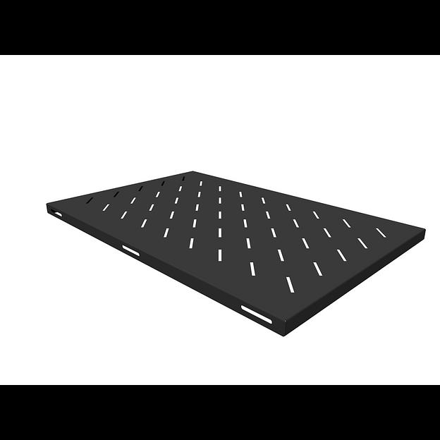 Полка стационарная для шкафов глубиной 1000мм, (глубина полки 710мм) распределенная нагрузка 20кг, цвет-черный (SNR-SHELF-10071-20B) фото 1