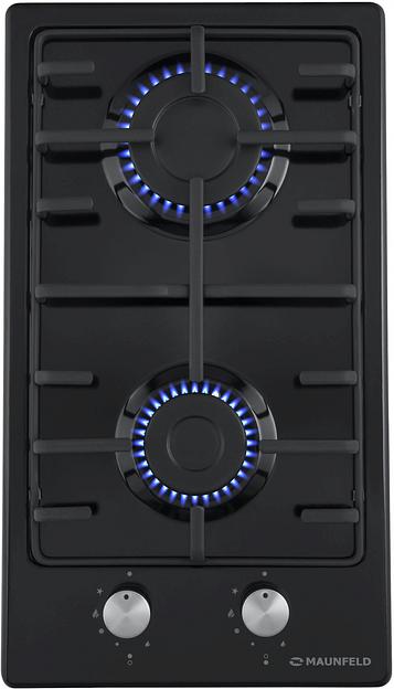Газовая варочная поверхность Maunfeld EGHE.32.3EB\G черный фото 1