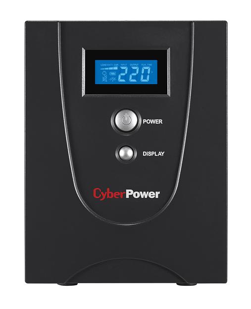 ИБП CyberPower VALUE 2200E, Line-Interactive, 2200VA/1320W, USB&Serial, RJ11/RJ45, 4 Schuko розетки, Black, 0.16х0.21х0.35м., 15.8кг. CyberPower VALUE2200ELCD (VALUE 2200ELCD) фото 2