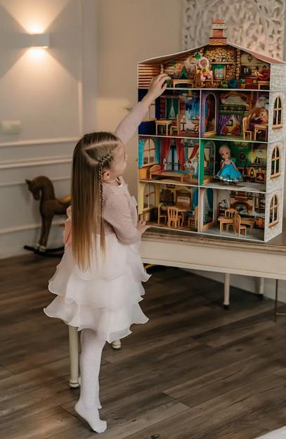 Кукольный домик с мебелью Art Dollhouse 4 этажа фото 2