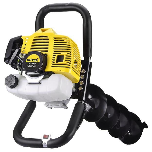 Мотобур Huter GGD-52 2-х такт. 1400Вт 1.9л.с. 52см3 8700об/мин (70/13/1) фото 1