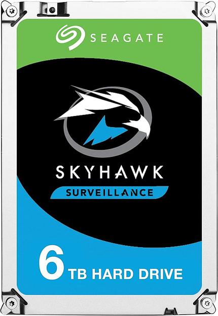 Жесткий диск для видеонаблюдения  6Tb Seagate SkyHawk Surveillance ST6000VX009 фото 1