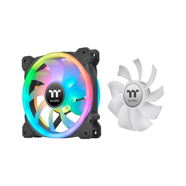 Кулер для компьютерного корпуса Thermaltake SWAFAN 14 RGB Radiator Fan TT Premium Edition (3-Fan Pac фото 1