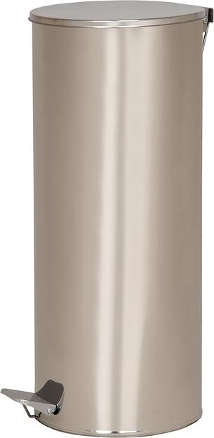 Урна с педалью хром 50 литров фото 1