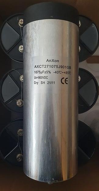 Плёночный конденсатор 1075мкФ 900В фото 1