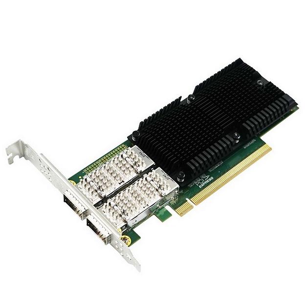 Сетевой адаптер PCIE 10GB 16QSFP28 LRES1014PF-2QSFP28 LR-LINK фото 1