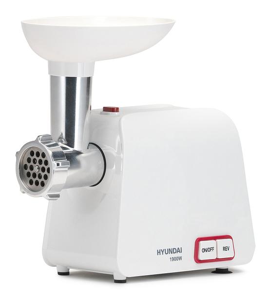 Мясорубка Hyundai HY-MG5391 1900Вт белый фото 1