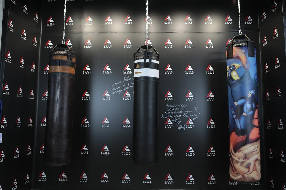 Боксёрский мешок из премиальной кожи Line Sport 60 кг, 120/45 см ОПТ фото 4