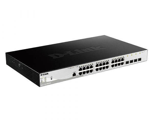 D-Link DGS-1210-28MP/ME/B2A PROJ Управляемый L2 коммутатор с 24 портами 10/100/1000Base-T и 4 портами 1000Base-X SFP фото 1
