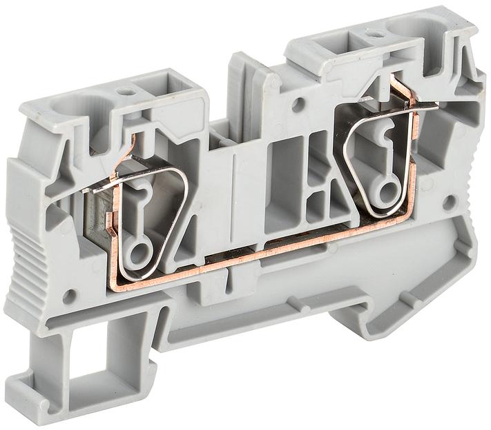 Iek YZN11-006-K03 Клемма пружинная КПИ 2в-6 57А серый IEK фото 1