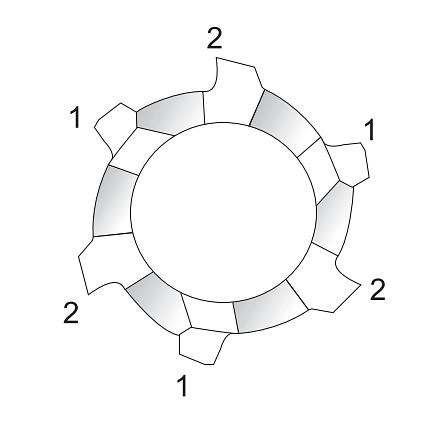 HSS корончатые сверла L=55 mm ОПТ фото 2