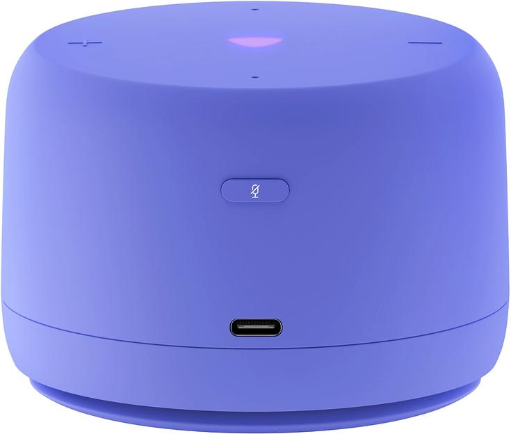 Умная колонка Яндекс Станция Лайт 2 с Алисой, без часов, 6 Вт, модель YNDX-00028 (фиолетовый) фото 3