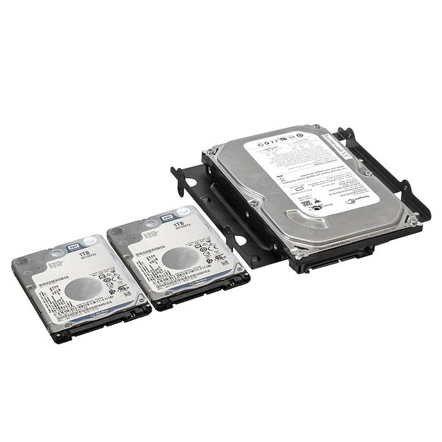 Exegate EX292549RUS Салазки (переходник) ExeGate HD-MFT5M металлические мультифункциональные для установки 4xHDD/SSD 2.5" или 2xHDD/SSD 2.5"+1xHDD 3.5" или 2xHDD/SSD 2.5"+внутренний устройство 3.5" в фото 5