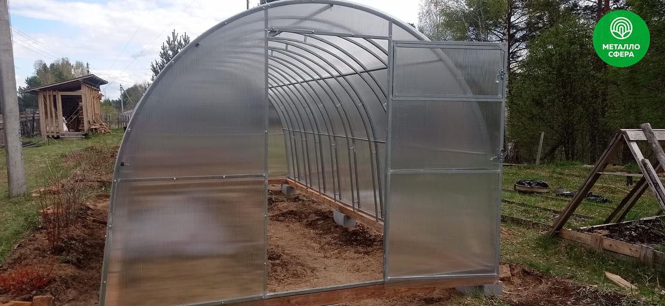 Арочная теплица «Двойная Арка» ОПТ фото 5