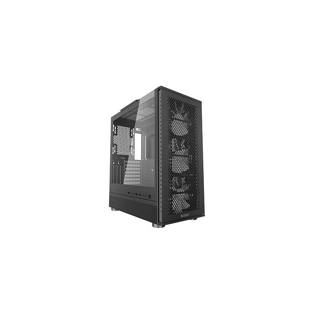 Корпус ATX PCCOOLER ME200 MESH BK, Midi-Tower, без БП, черный [c3-a520bkp3-gl] фото 1