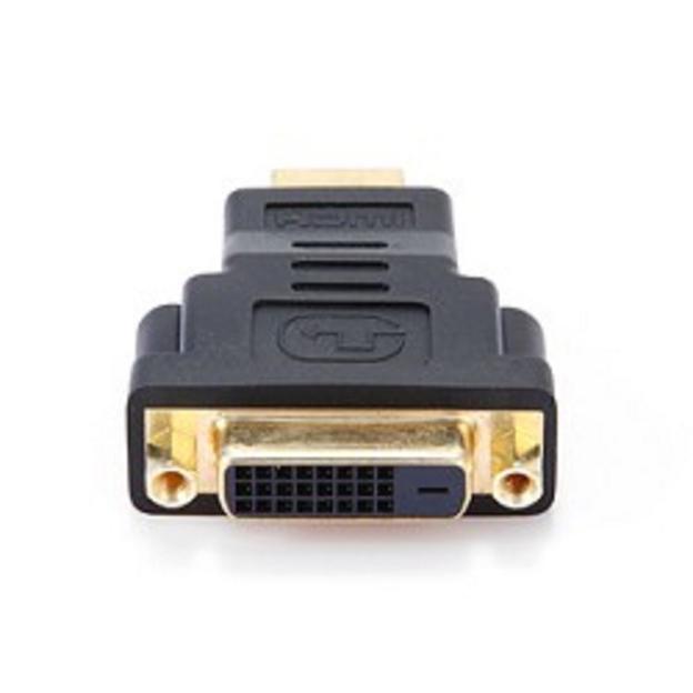 Gembird Переходник HDMI-DVI, 19M/25F, золотые разъемы, пакет(A-HDMI-DVI-3) фото 1